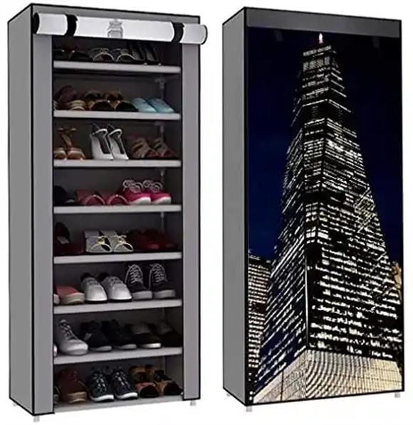 Shoe rack with cover